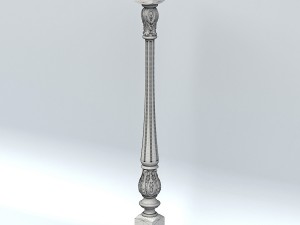 baluster 004 3Dモデル
