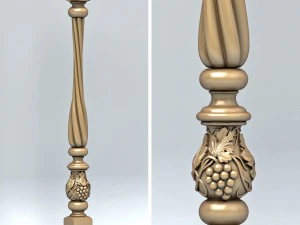 bala&uacute;stre 005 Modelo 3D