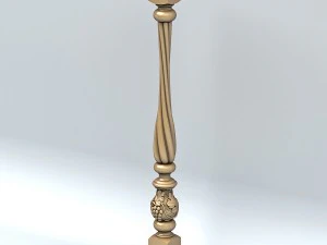 난간동자 005 3D 모델