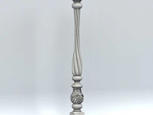 난간동자 005 3D 모델