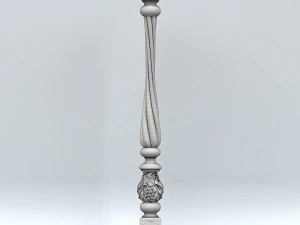 난간동자 005 3D 모델