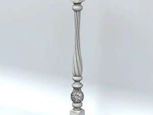 난간동자 005 3D 모델