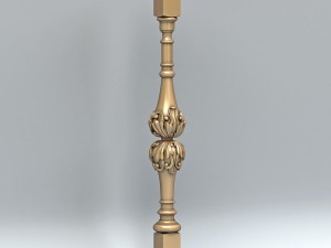 baluster 007 3D 모델