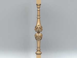 baluster 007 3D 모델
