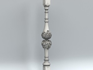 baluster 007 3D 모델
