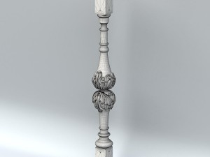 baluster 007 3D 모델