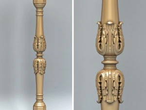 bala&uacute;stre 008 Modelo 3D