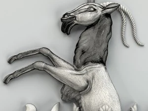 coat of arms decorative 001 3D Model