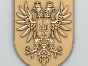 coat of arms of chernihivskiy region ukraine 3D 模型