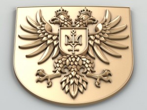 coat of arms of chernihivskiy region ukraine 3D 模型