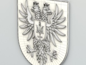 coat of arms of chernihivskiy region ukraine 3D 模型