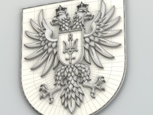 coat of arms of chernihivskiy region ukraine 3D 模型