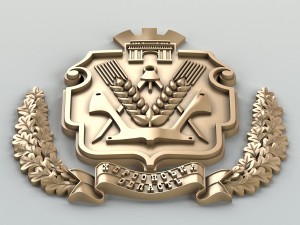 coat of arms of kherson region ukraine Model 3D
