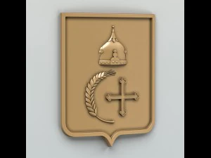 bras&atilde;o de armas da regi&atilde;o de sumy ucr&acirc;nia Modelo 3D