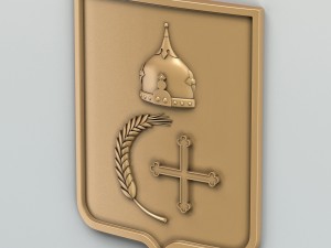 coat of arms of sumy region ukraine Model 3D