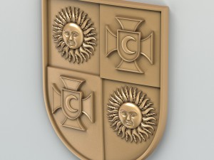 coat of arms of vinnitsa region ukraine Modelo 3D