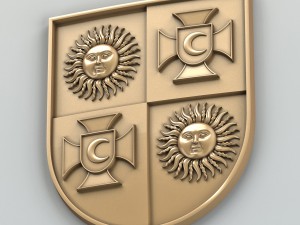coat of arms of vinnitsa region ukraine Modelo 3D
