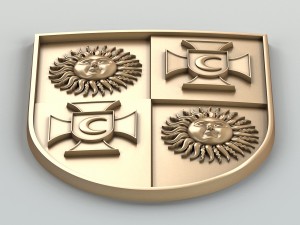 coat of arms of vinnitsa region ukraine Modelo 3D