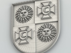 coat of arms of vinnitsa region ukraine Modelo 3D