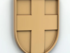 bras&atilde;o de armas da regi&atilde;o de volyn ucr&acirc;nia Modelo 3D