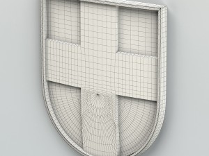 coat of arms of volyn region ukraine Modèle 3D