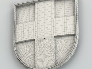 coat of arms of volyn region ukraine Modèle 3D