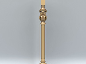 baluster 010 3D मॉडल