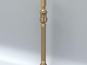 baluster 010 3D मॉडल