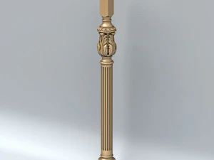 bala&uacute;stre 010 Modelo 3D