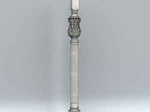 baluster 010 3D मॉडल