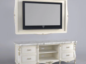 lemari untuk tv Model 3D