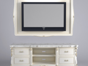 cabinet for tv 3D मॉडल