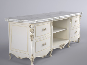 cabinet for tv 3D मॉडल