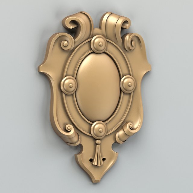 cartouche 002 3Dモデル .c4d .max .obj .3ds .fbx .stl .blend 