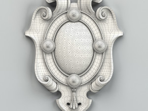 cartouche 002 3Dモデル