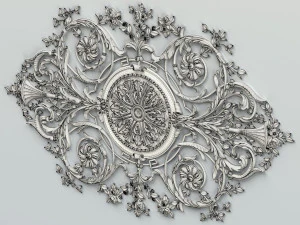 carved decor central 017 3D Model