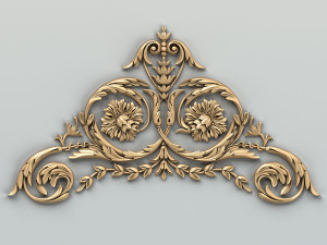 carved decor corner 010 3D मॉडल