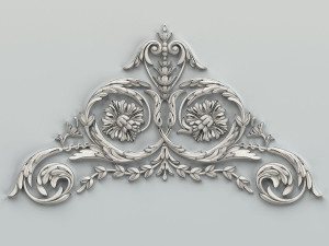 carved decor corner 010 3D मॉडल