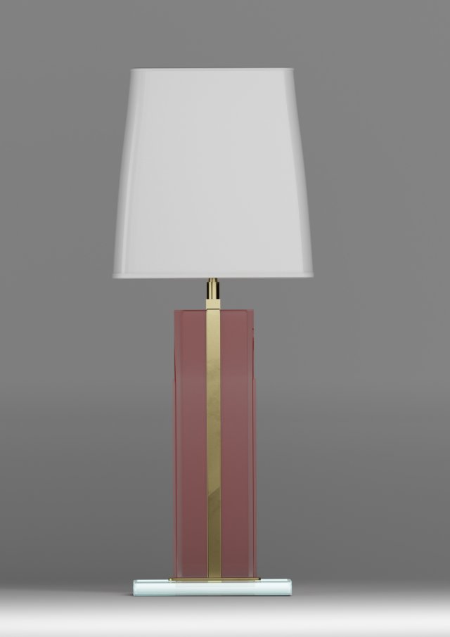 glass table lamp in roberto rida style 3D 모델 .c4d .max .obj .3ds .fbx .stl .blend 