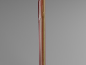 glass table lamp in roberto rida style 3D 모델