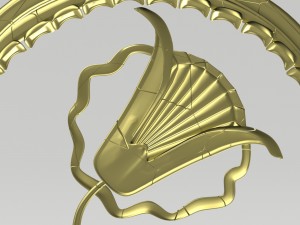 golden element 3D Model