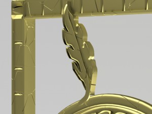 golden element 3D Model