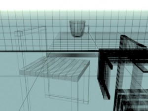 green dining room Model 3D