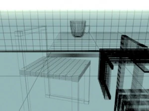 green dining room 3D Model