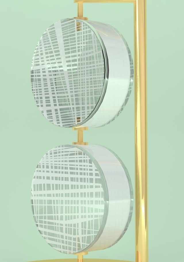 etched glass lamp by roberto rida 3D 模型 .c4d .max .obj .3ds .fbx .stl .blend 