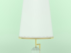 etched glass lamp by roberto rida 3D 模型