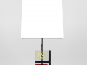 roberto rida red yroky lamp 3D Model