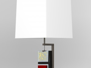 roberto rida red yroky lamp 3D Modell