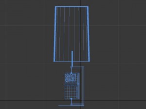 roberto rida red yroky lamp 3D Modell