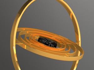 giroscopio lamp by roberto rida 3Dモデル